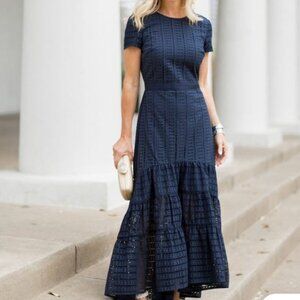 Banana Republic Navy Maxi Dress